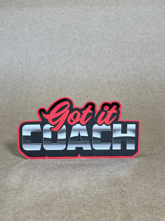 Got It Coach sticker